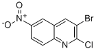 3-BROMO-2-CHLORO-6-NITRO-QUINOLINE