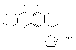 1-[2,3,5,6-tetraiodo-4-(morpholin-4-ylcarbonyl)benzoyl]-L-proline