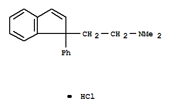 1H-indene-1-ethanamine, N,N-dimethyl-1-phenyl-, hydrochloride (1:1)