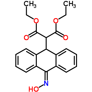 diethyl[10-(hydroxyimino)-9,10-dihydroanthracen-9-yl]propanedioate