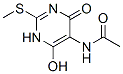 Acetamide,N-[1,6-dihydro-4-hydroxy-2-(methylthio)-6-oxo-5-pyrimidinyl]-