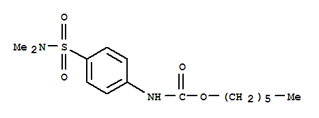 hexyl [4-(dimethylsulfamoyl)phenyl]carbamate