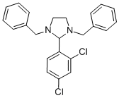 2-(2,4-DICHLOROPHENYL)-1,3-BIS(PHENYLMETHYL)-IMIDAZOLIDINE