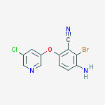 5-(4-amino-2-cyano-3-bromophenoxy)-3-chloropyridine