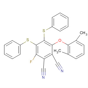 3-(2,6-dimethylphenoxy)-4,5-bis(phenylthio)-6-fluorophthalonitrile