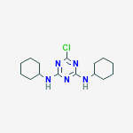 6-CHLORO-N~2~,N~4~-DICYCLOHEXYL-1,3,5-TRIAZINE-2,4-DIAMINE