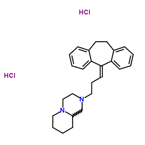 2h-pyrido(1,2-a)pyrazine, octahydro-2-(3-(10,11-dihydro-5h-dibenzo(a,d)cyclohepten-5-ylidene)propyl)-, dihydrochloride