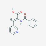 (e)-2-benzamido-3-pyridin-3-ylprop-2-enoic Acid