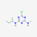 N-(butan-2-yl)-6-chloro-N'-methyl-1,3,5-triazine-2,4-diamine