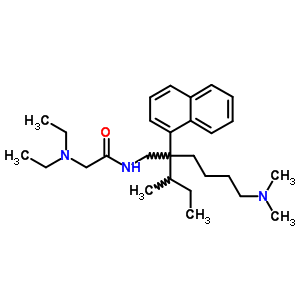N-[2-(butan-2-yl)-6-(dimethylamino)-2-(naphthalen-1-yl)hexyl]-N~2~,N~2~-diethylglycinamide