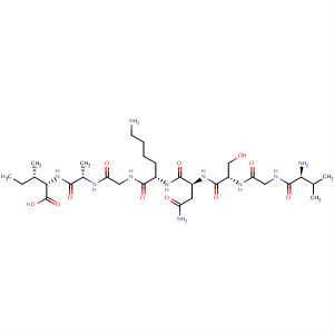 L-Isoleucine, L-valylglycyl-L-seryl-L-asparaginyl-L-lysylglycyl-L-alanyl-