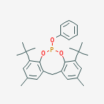 12H-Dibenzo[d,g][1,3,2]dioxaphosphocin, 4,8-bis(1,1-dimethylethyl)-2,10-dimethyl-6-phenoxy-