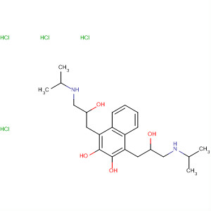 2-Propanol,1,1'-[2,3-naphthalenediylbis(oxy)]bis[3-[(1-methylethyl)amino]-,dihydrochloride