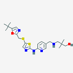 1-Propanol, 3-[[[6-[[5-[[[5-(1,1-Dimethylethyl)-2-Oxazolyl]methyl]thio]-2-Thiazolyl]amino]-3-Pyridinyl]methyl]amino]-2,2-Dimethyl-