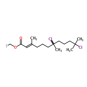 (~3~H_1_)methyl (2E)-7,11-dichloro-3,7,11-trimethyldodec-2-enoate