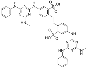 4,4-bis[[6-anilino-4-(methylamino)-1,3,5-triazin-2-yl]amino]stilbene-2,2-disulphonic acid
