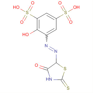 1,3-Benzenedisulfonic acid,4-hydroxy-5-[(4-oxo-2-thioxo-5-thiazolidinyl)azo]-