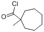 Cycloheptanecarbonylchloride, 1-methyl-