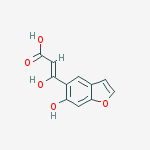 3,3-dihydroxy-1-(6-hydroxy-1-benzofuran-5-yl)prop-2-en-1-one