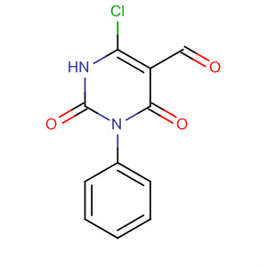 5-Pyrimidinecarboxaldehyde,4-chloro-1,2,3,6-tetrahydro-2,6-dioxo-1-phenyl-