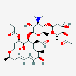 (4S,5S,6S,7R,9R,10R,11E,13E,16R)-6-{[(2S,3R,4R,5S,6R)-5-{[(2S,4R,5S,6S)-5-(acetyloxy)-4-hydroxy-4,6-dimethyltetrahydro-2H-pyran-2-yl]oxy}-4-(dimethylamino)-3-hydroxy-6-methyltetrahydro-2H-pyran-2-yl]oxy}-10-hydroxy-5-methoxy-9,16-dimethyl-2-oxo-7-(2-oxoet