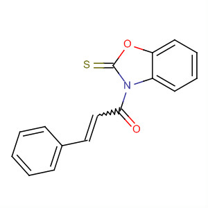 2(3H)-Benzoxazolethione, 3-(1-oxo-3-phenyl-2-propenyl)-