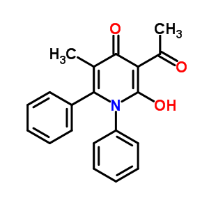 3-acetyl-2-hydroxy-5-methyl-1,6-diphenylpyridin-4(1H)-one