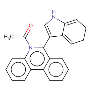 Phenanthridine, 5-acetyl-5,6-dihydro-6-(1H-indol-3-yl)-
