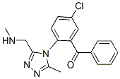 5-chloro-2-(3-methyl-5-((methylamino)methyl)-4H-1,2,4-triazole-4-yl)benzophenone