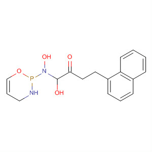 2H-1,3,2-Oxazaphosphorine-3(4H)-acetamide,dihydro-N-hydroxy-2-[2-(1-naphthalenyl)ethyl]-, 2-oxide