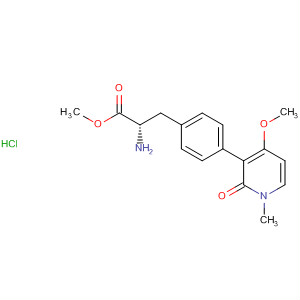 L-Phenylalanine, 4-(1,2-dihydro-4-methoxy-1-methyl-2-oxo-3-pyridinyl)-,methyl ester, monohydrochloride