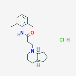 CIS-2,3,4,4A,5,6,7,7A-OCTAHYDRO-1H-PYRIDINE-1-PROPIONO-2',6'-XYLIDIDE HCL
