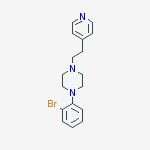 1-(2-bromophenyl)-4-(2-pyridin-4-ylethyl)piperazine