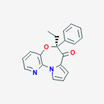 PYRIDO[3,2-B]PYRROLO[1,2-D][1,4]OXAZEPIN-7(6H)-ONE, 6-ETHYL-6-PHENYL-, (6S)-