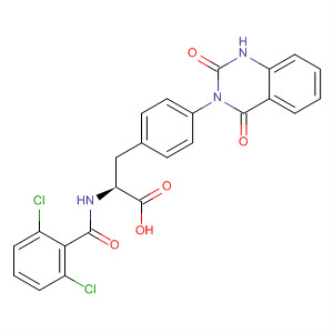 L-Phenylalanine,N-(2,6-dichlorobenzoyl)-4-(1,4-dihydro-2,4-dioxo-3(2H)-quinazolinyl)-