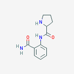 N-[2-(Aminocarbonyl)phenyl]-(2S)-2-pyrrolidinecarboxamide
