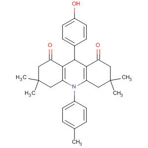 1,8(2H,5H)-Acridinedione,3,4,6,7,9,10-hexahydro-9-(4-hydroxyphenyl)-3,3,6,6-tetramethyl-10-(4-methylphenyl)-