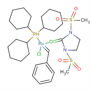Ruthenium,[1,3-bis(methylsulfonyl)-2-imidazolidinylidene]dichloro(phenylmethylene)(tricyclohexylphosphine)-