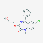 7-chloro-3-(2-hydroxyethoxy)-1-methyl-5-phenyl-1,3-dihydro-2H-1,4-benzodiazepin-2-one