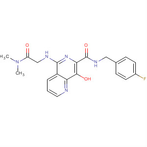 1,6-Naphthyridine-7-carboxamide,5-[[(dimethylamino)carbonyl]methylamino]-N-[(4-fluorophenyl)methyl]-8-hydroxy-