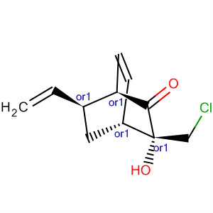 Bicyclo[2.2.2]oct-5-en-2-one, 3-(chloromethyl)-7-ethenyl-3-hydroxy-,(1R,3R,4R,7S)-rel-