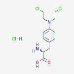 (1R)-2-{4-[bis(2-chloroethyl)amino]phenyl}-1-carboxyethanaminium chloride