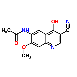 N-(3-cyano-4-hydroxy-7-methoxy-6-quinolyl)acetamide