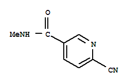 3-Pyridinecarboxamide,6-cyano-N-methyl-