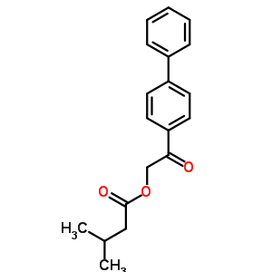 2-(biphenyl-4-yl)-2-oxoethyl 3-methylbutanoate