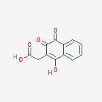 (1-hydroxy-3,4-dioxo-3,4-dihydronaphthalen-2-yl)acetic acid