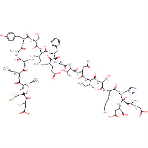L-Aspartic acid,L-a-aspartyl-L-cysteinyl-L-leucyl-L-leucyl-L-cysteinyl-L-alanyl-L-tyrosyl-L-seryl-L-isoleucyl-L-a-glutamyl-L-phenylalanylglycyl-L-threonyl-L-asparaginyl-L-isoleucyl-L-seryl-L-lysyl-L-a-glutamyl-L-histidyl-