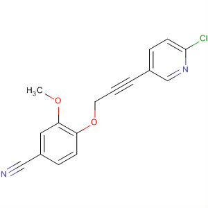 Benzonitrile, 4-[[3-(6-chloro-3-pyridinyl)-2-propynyl]oxy]-3-methoxy-
