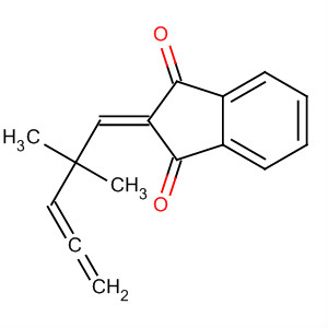 1H-Indene-1,3(2H)-dione, 2-(2,2-dimethyl-3,4-pentadienylidene)-