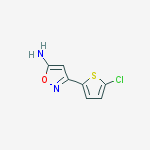 3-(5-chlorothiophen-2-yl)-1,2-oxazol-5-amine